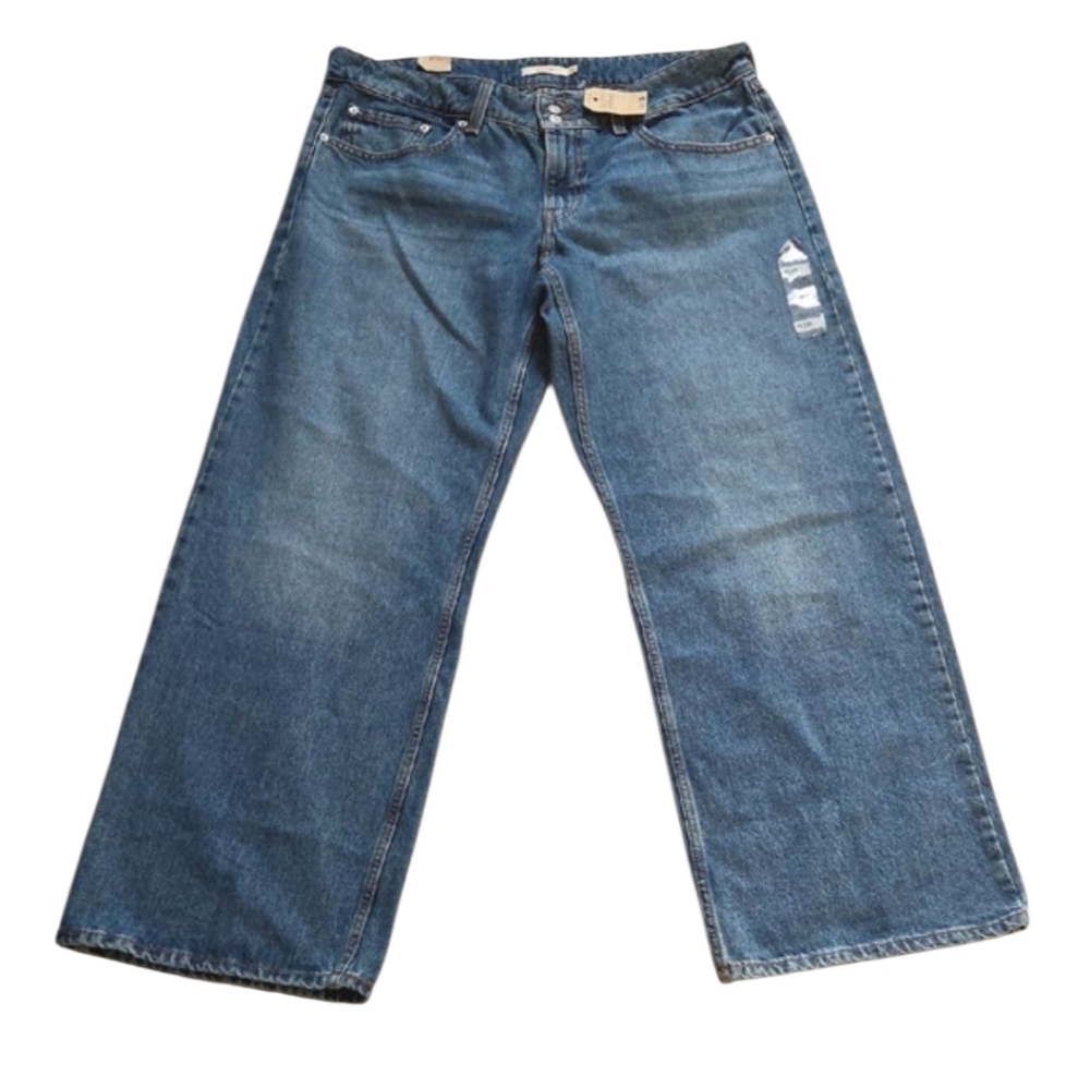 Levi's Superlow Blue Flare Leg Jeans‎